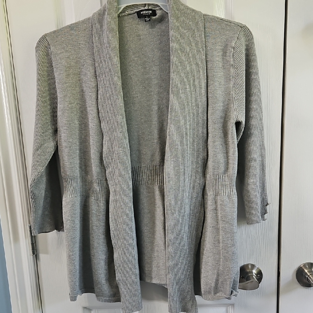 Premise Cardigansize Large Color Gray